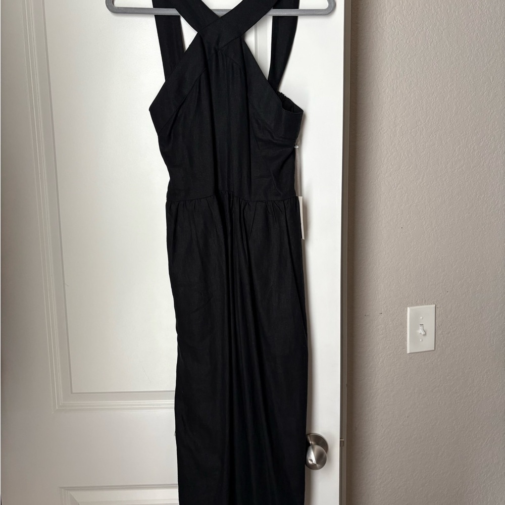 Black Linen Dress